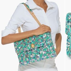 Kurt Geiger Large Shoulder Floral Sequin Women's Bag. Brand new.